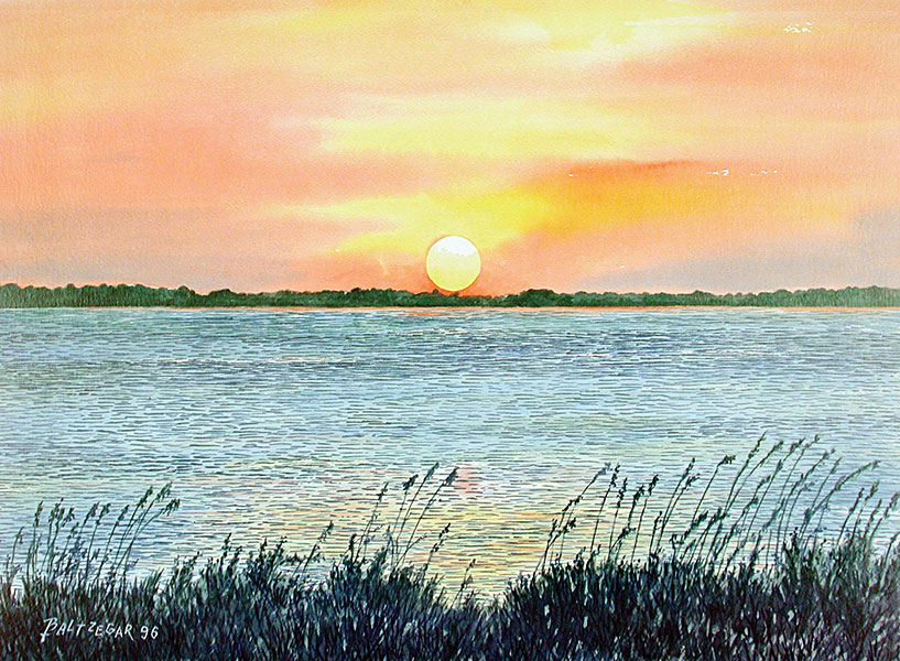 Sunset Over Pine Island