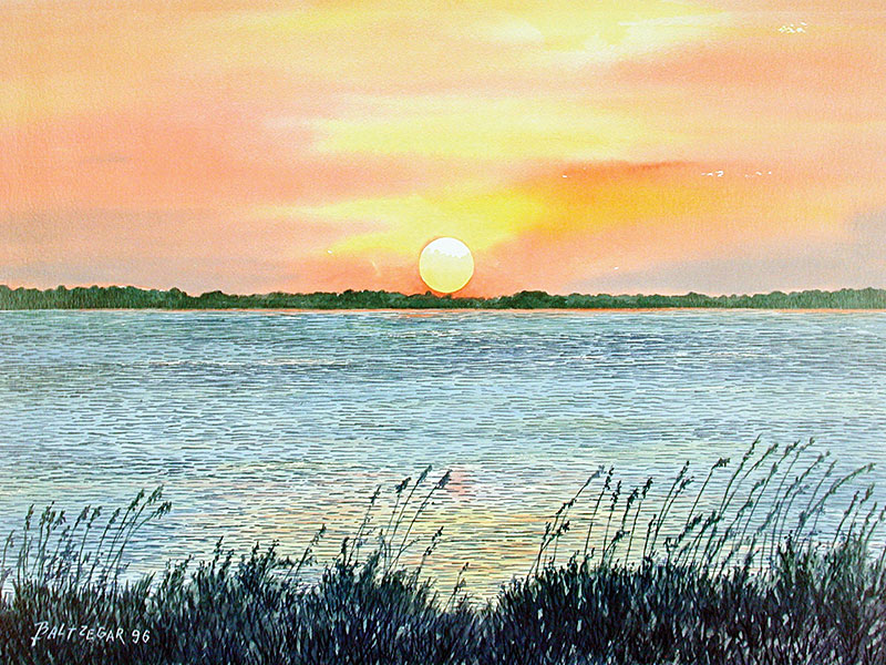 Sunset Over Pine Island
